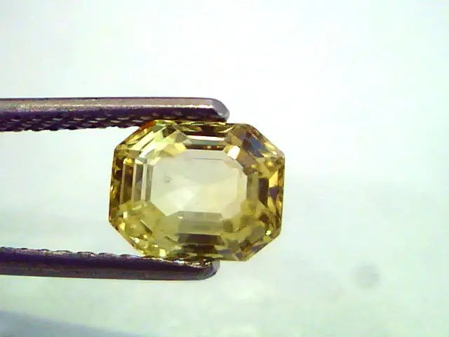 2.19 Ct Unheated Untreted Natural Ceylon Yellow Sapphire/Pukhraj