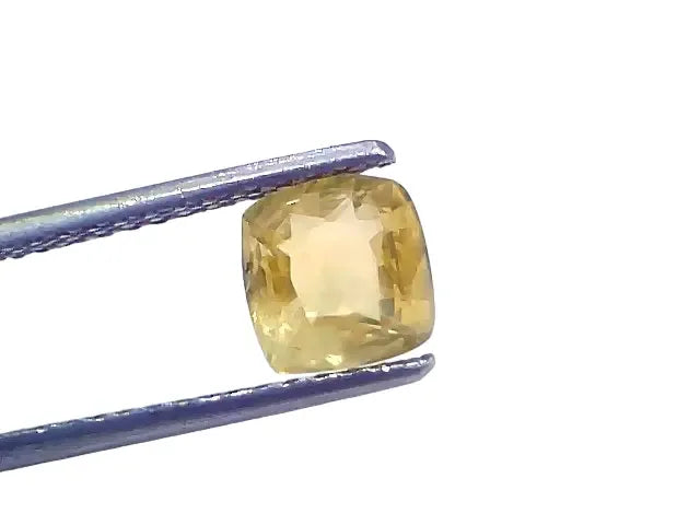 2.20 Ct GII Certified Unheated Untreated Natural Ceylon Yellow Sapphire - Venus Gems