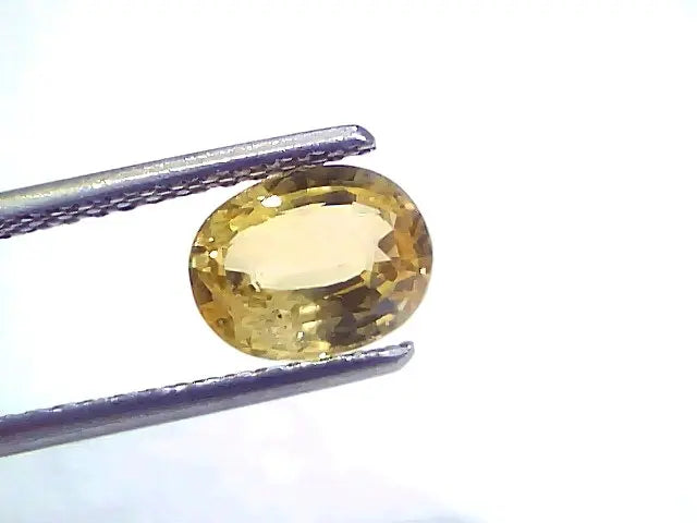 2.20 Ct Certified Unheated Untreated Natural Ceylon Yellow Sapphire
