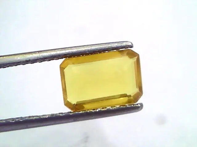2.23 Ct Natural Yellow Sapphire Pukhraj Jupiter Gemstone(Heated)