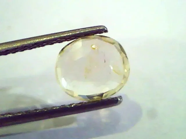 2.21 Ct Unheated Untreated Natural Ceylon Yellow Sapphire Gems - Venus Gems