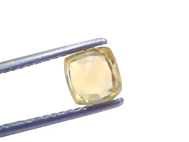 2.20 Ct GII Certified Unheated Untreated Natural Ceylon Yellow Sapphire - Venus Gems