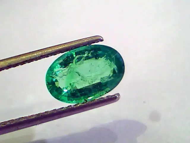 2.19 Ct Untreated Natural Zambian Emerald Gemstone Panna