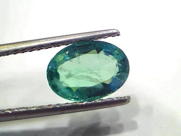 2.21 Ct GII Certified Untreated Natural Zambian Emerald Gems AAA - Venus Gems