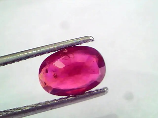 2.22 Ct Natural Ruby Gemstone Manek Gem for Sun (Heated)