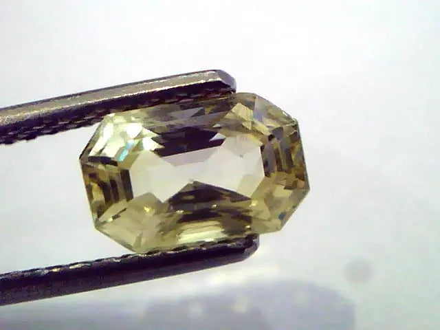 2.21 Ct Unheated Untreated Natural Ceylon Yellow Sapphire/Pukhraj