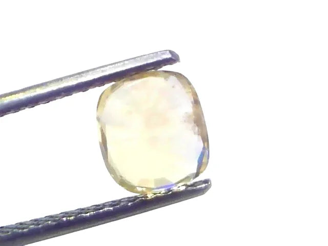 2.25 Ct Certified Unheated Untreated Natural Ceylon Yellow Sapphire - Venus Gems
