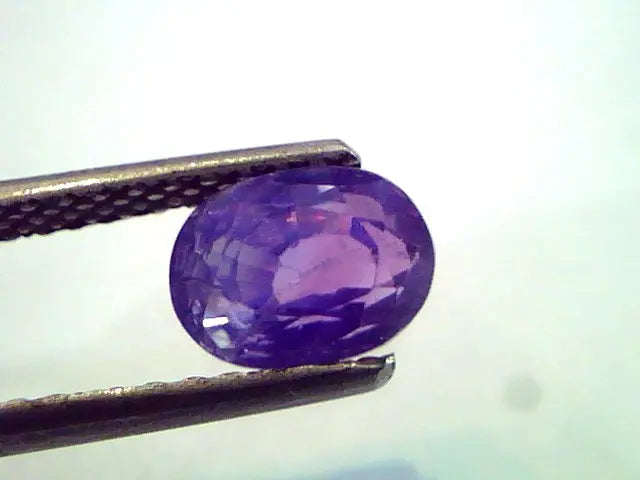 2.22 Ct Untreated Natural Ceylon Purplish Blue Sapphire (Khooni)
