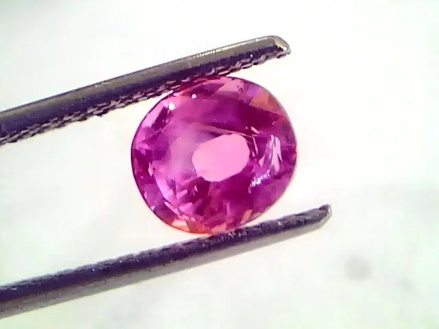 2.22 Ct Unheated Untreated Natural Old Burma Ruby Gemstone *Rare*