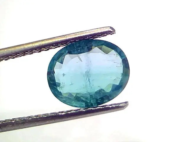 2.22 Ct GII Certified Untreated Natural Zambian Emerald Gemstone