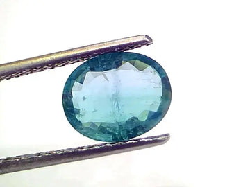2.22 Ct GII Certified Untreated Natural Zambian Emerald Gemstone