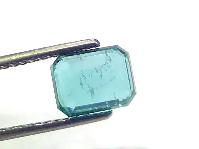 2.22 Ct IGI Certified Untreated Natural Zambian Emerald Gemstone AAA
