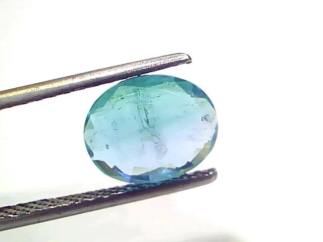 2.22 Ct GII Certified Untreated Natural Zambian Emerald Gemstone