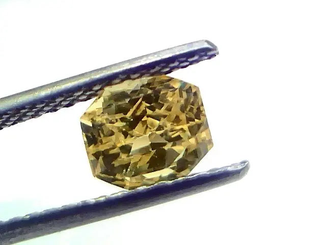 2.22 Ct Gii Certified Unheated Untreated Natural Ceylon Yellow Sapphire AAA