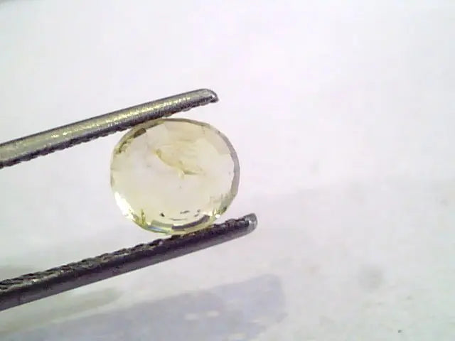 2.23 Ct Unheated Untreated Natural Ceylon Yellow Sapphire Gems