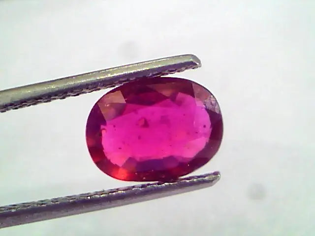 2.23 Ct Natural Ruby Gemstone Manek Gem for Sun (Heated)