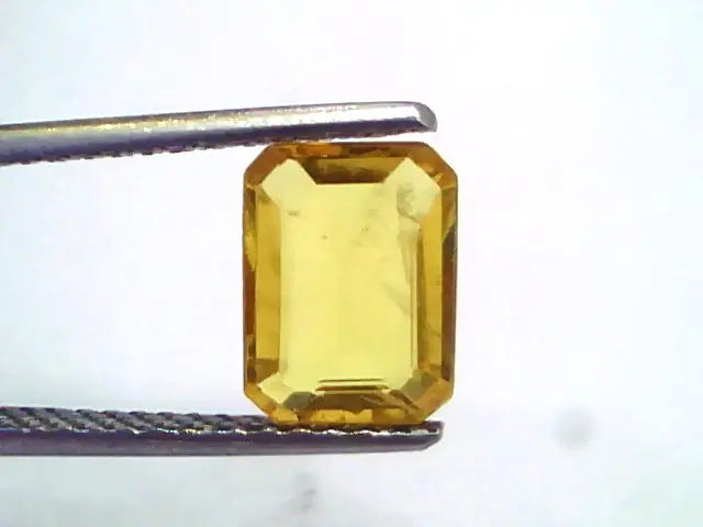 2.23 Ct Natural Yellow Sapphire Pukhraj Jupiter Gemstone (Heated)