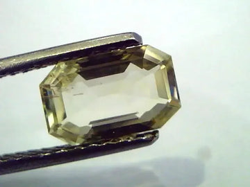 2.23 Ct Unheated Untreated Natural Ceylon Yellow Sapphire/Pukhraj - Venus Gems