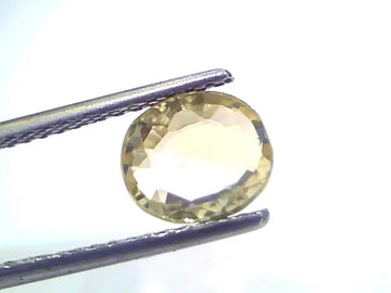 2.23 Ct GII Certified Unheated Untreated Natural Ceylon Yellow Sapphire