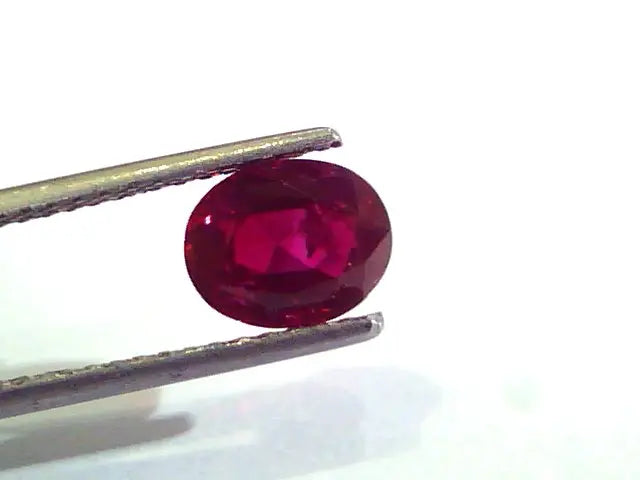 2.23 Ct Unheated Untreated Natural Old Burma Mines Blood Red Ruby