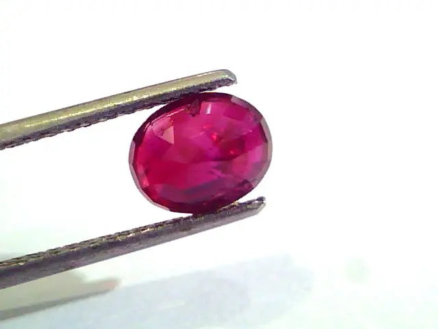 2.23 Ct Unheated Untreated Natural Old Burma Mines Blood Red Ruby