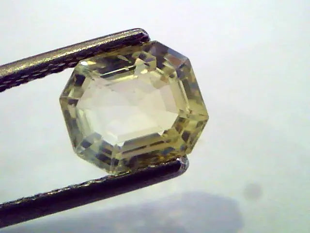 2.24 Ct Unheated Untreated Natural Ceylon Yellow Sapphire/Pukhraj