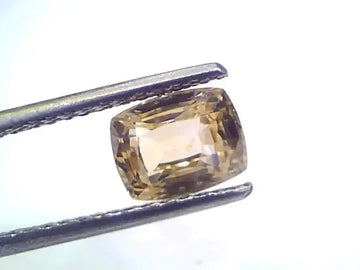 2.24 Ct GII Certified Unheated Untreated Natural Ceylon Yellow Sapphire - Venus Gems