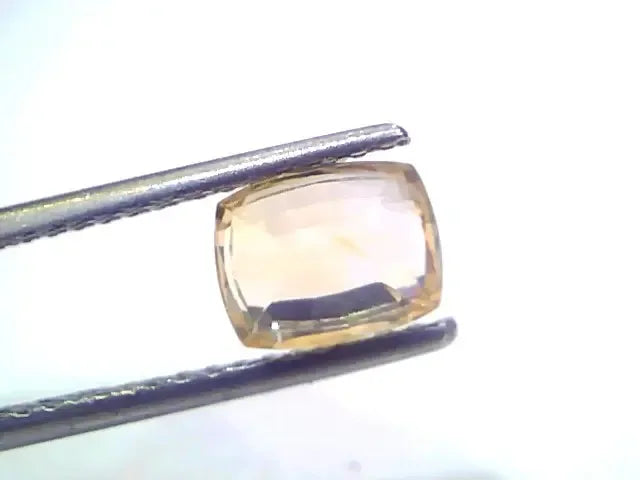 2.24 Ct GII Certified Unheated Untreated Natural Ceylon Yellow Sapphire - Venus Gems