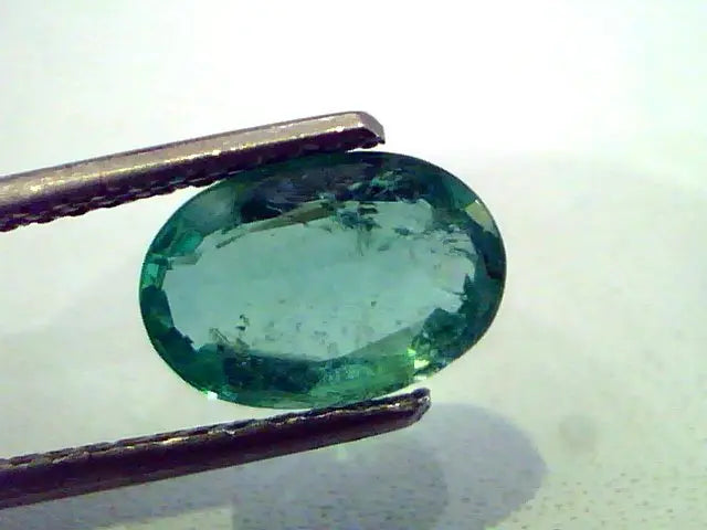 2.25 Ct Unheated Untreated Natural Zambian Emerald Gemstone AA