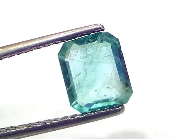 2.30 Ct Certified Untreated Natural Zambian Emerald Gemstone Panna - Venus Gems