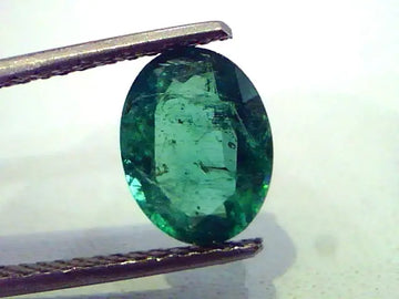 2.25 Ct Unheated Untreated Natural Zambian Emerald Gemstone