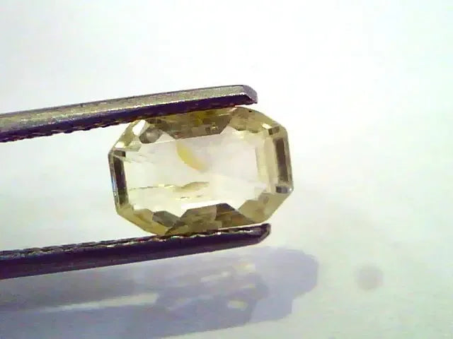 2.24 Ct Unheated Untreated Natural Ceylon Yellow Sapphire/Pukhraj - Venus Gems