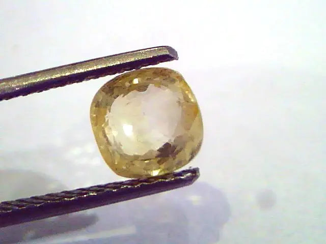 2.25 Ct Unheated Untreated Natural Ceylon Yellow Sapphire Gems