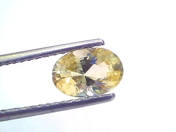 2.22 Ct Certified Unheated Untreated Natural Ceylon Yellow Sapphire