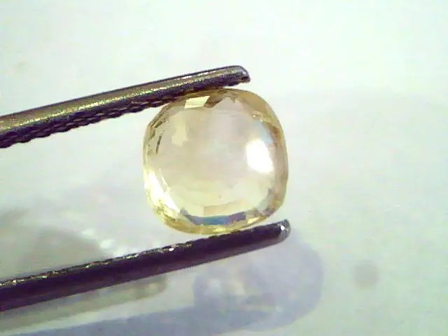 2.25 Ct Unheated Untreated Natural Ceylon Yellow Sapphire Gems