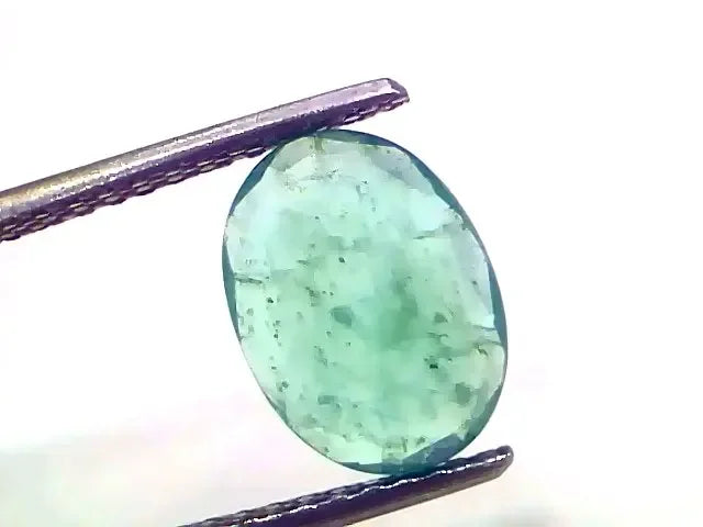 2.31 Ct Certified Untreated Natural Zambian Emerald Panna Gemstone - Venus Gems