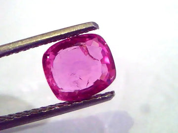 2.25 Ct 4 Rt Certified Unheated Untreated Natural Madagaskar Ruby