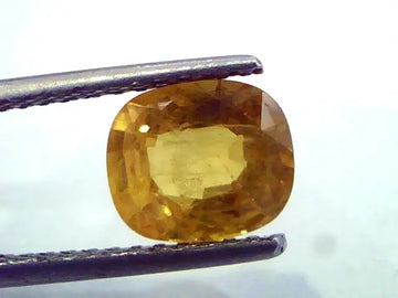 2.26 Ct Natural Yellow Sapphire Pukhraj Jupiter Gemstone(Heated)