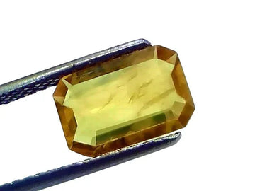 2.26 Ct Natural Yellow Sapphire Pukhraj Jupiter Gemstone (Heated) - Venus Gems
