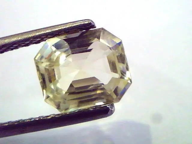 2.26 Ct Unheated Untreated Natural Ceylon Yellow Sapphire/Pukhraj