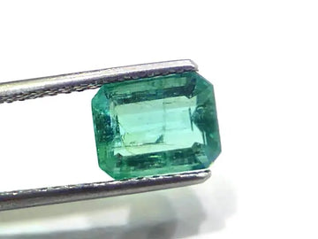 2.27 Ct GII Certified Untreated Natural Zambian Emerald Gemstone