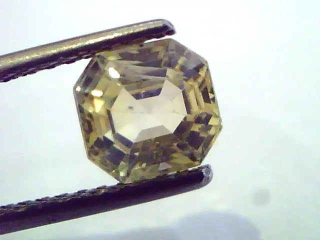 2.27 Ct Unheated Untreated Natural Ceylon Yellow Sapphire/Pukhraj