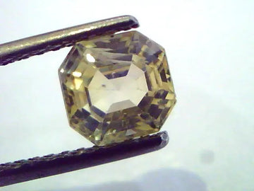 2.27 Ct Unheated Untreated Natural Ceylon Yellow Sapphire/Pukhraj