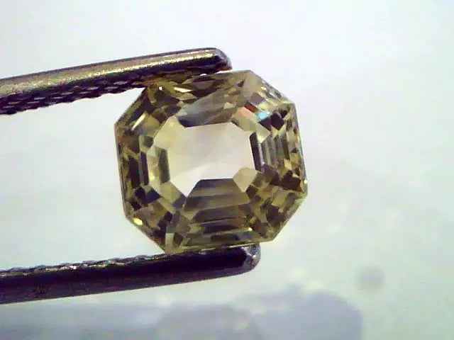 2.27 Ct Unheated Untreated Natural Ceylon Yellow Sapphire/Pukhraj