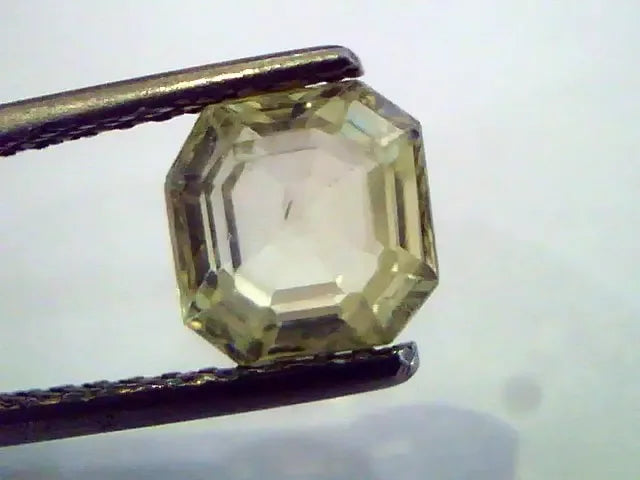 2.27 Ct Unheated Untreated Natural Ceylon Yellow Sapphire/Pukhraj - Venus Gems