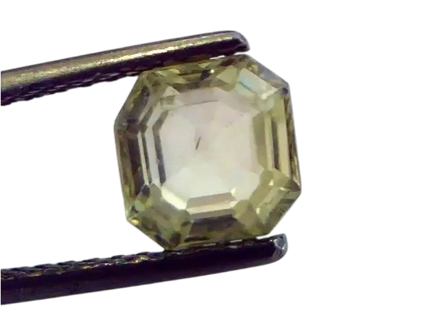 2.27 Ct Unheated Untreated Natural Ceylon Yellow Sapphire/Pukhraj - Venus Gems