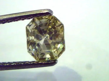 2.28 Ct Unheated Untreated Natural Ceylon Yellow Sapphire/Pukhraj - Venus Gems