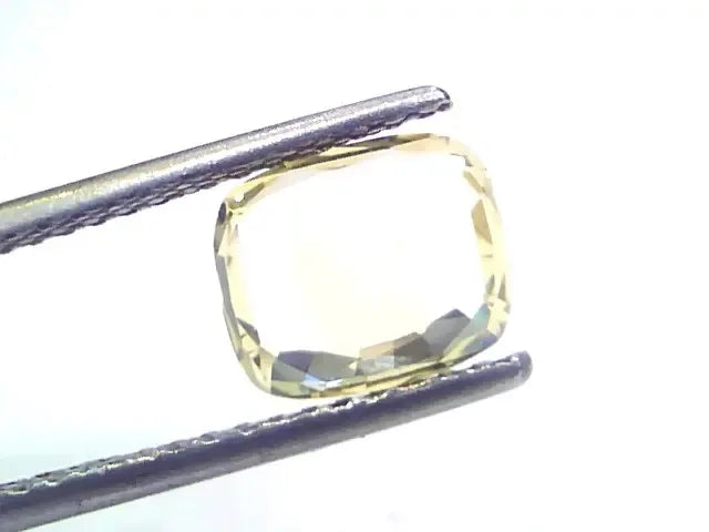 2.28 Ct GII Certified Unheated Untreated Natural Ceylon Yellow Sapphire - Venus Gems