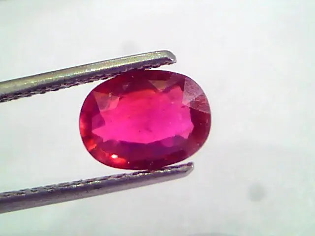 2.30 Ct Natural Ruby Gemstone Manek Gem for Sun (Heated)