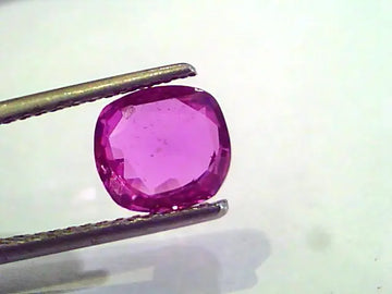 2.29 Ct Certified Unheated Untreated Natural Madagaskar Ruby